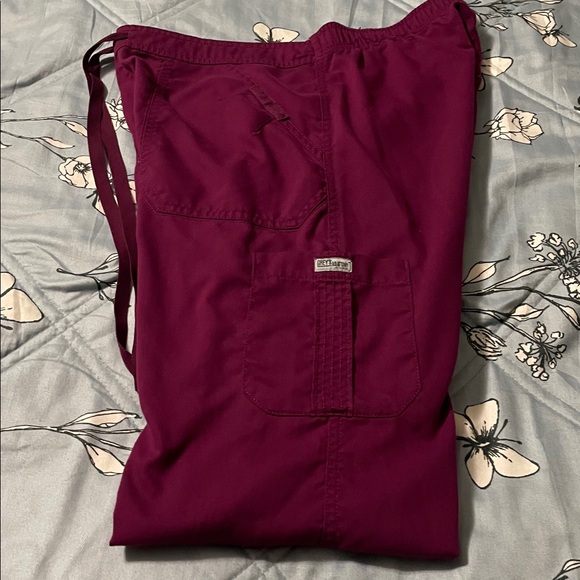 Grey's Anatomy Magenta Scrubs Bottoms Size XS - Picture 7 of 7